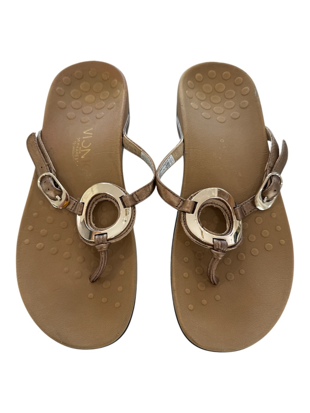 Vionic Bronze Rest Karina Toe-Post Sandals